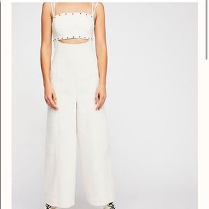 Free People Daniella Denim Jumpsuit
